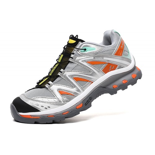 Women's Salomon XT Quest Shoes Silver Gray Orange